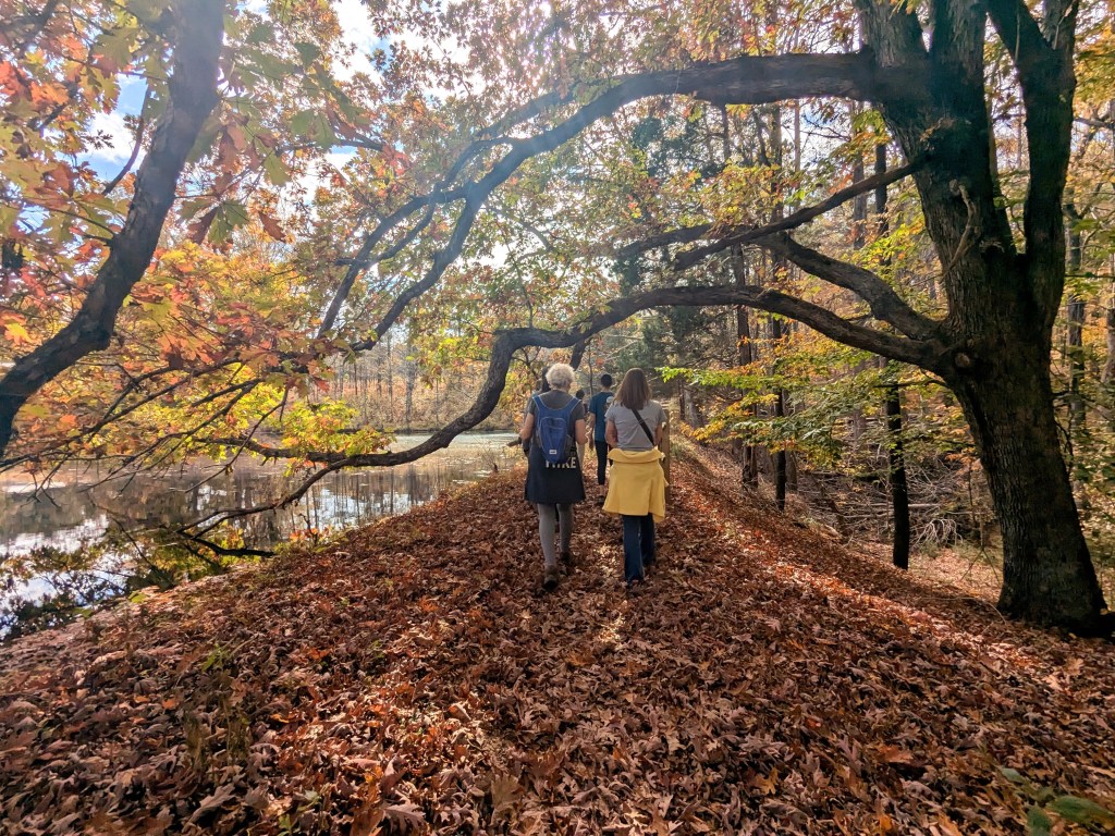 Members of Secular Women of the Triangle hiking